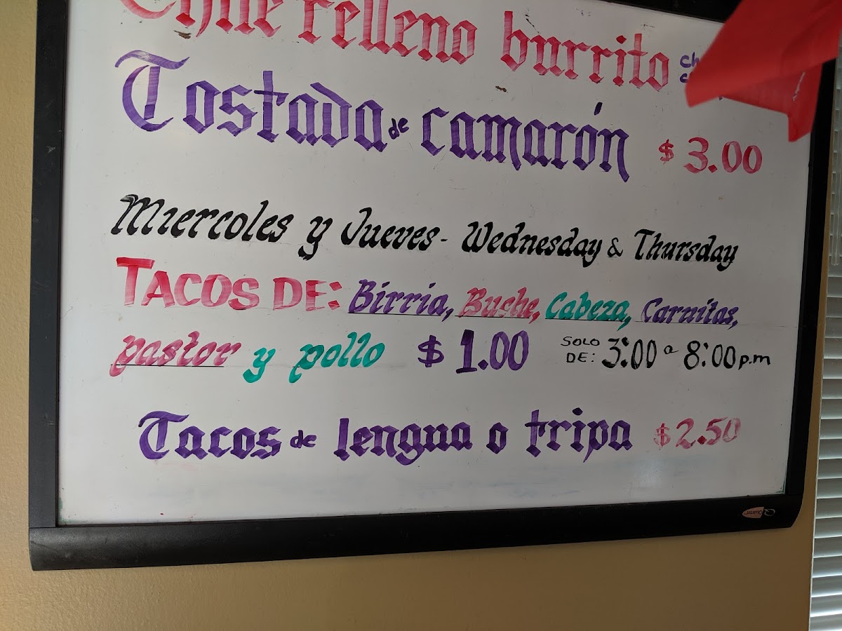 Las Morenas Taqueria Menu - Image 5